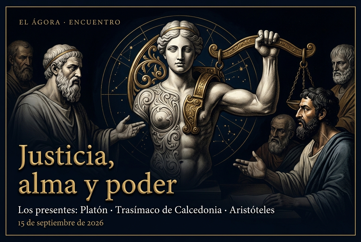 Portada del encuentro: Justicia, alma y poder